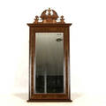 SPEGEL, träglas, 181900-tal.