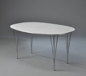 Piet Hein  Bruno Mathsson. Super Ellipse spisebord 