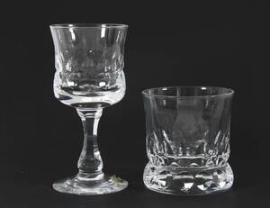 Sherryglas 6st samt whiskeyglas 6st, Prince, Kosta