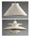 Poul Henningsen. PH 5 pendel samt Le Klint pendel. 2