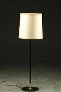 Le Klint. Standerlampe, sortlakeret metal og messing,
