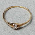 RING, Guld 18k, 0.9g