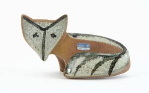 Figurin i stengods, Lisa Larson för Gustavsberg