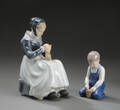 Royal Copenhagn og Bing  Grøndahl. To figurer af porcelæn 2