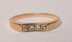 Vintage diamantring