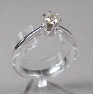 Solitairering Ca. 0.22 ct.