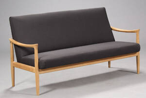 Fritz Hansen. Tre-pers. sofa, 1960erne Denne vare er sat til omsalg under nyt varenummer 4885134