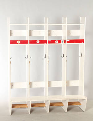 Institutionsgarderobe møbel