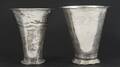 Bägare i silver 2st, Falun, 1700-tal