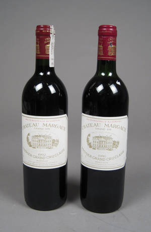 2 fl. Chateau Margaux årg. 1986 og 1992. 2