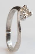 Brillantring, 0.67 ct.