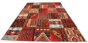 Patchwork tæppe 305 x 250 cm