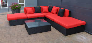 Mayfame Udestuehavemøbler i sort polyrattan 3