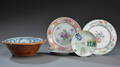 Fem dele kinesisk porcelæn, 17001900-tallet 5