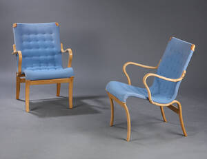 Bruno Mathsson. Par Eva lænestole 2 