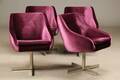 BoConcept. Fire stole betrukket med lilla velour 4