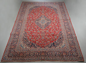 Persisk Keshan tæppe, 396x298 cm