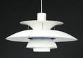 Poul Henningsen. PH 5 pendel, hvid