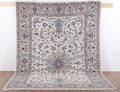 Persisk Nain med silke 345 x 243 cm