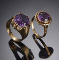 To vintage cocktail ringe med synt. safir 2
