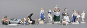 Royal Copenhagen  Kgl. P.  Bing  Grøndahl m.m. Samling figurer 14