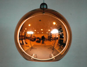 Tom Dixon, taklampa Copper Shade, diameter 45 cm