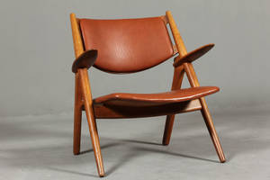 Hans J. Wegner. Savbuk hvilestol, model CH28