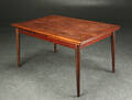 Spisebord med udtræk, palisander, dansk møbelproducent