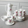 KAFFESERVIS, Rosa, Gustavsberg