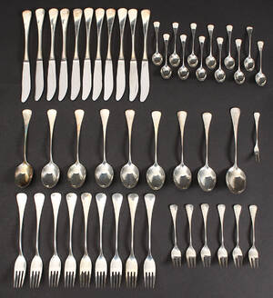 W.  S. Sørensen. Patricia bestik, sølv 47