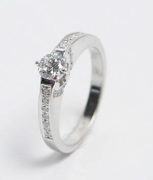 Brillantring - ca. 0.64 ct