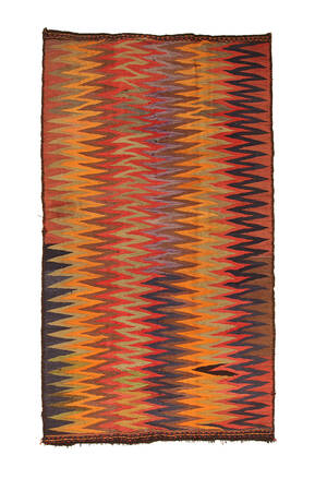 Orientalisk flatvävd matta, Kelim, 250x140 cm