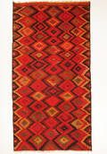 Orientalisk flatvävd matta, Kelim, 245x135 cm