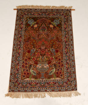 Persisk Tabriz tæppe, 102 x 154 cm.