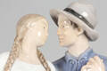 Royal Copenhagen. Henrik og Else figur af porcelæn