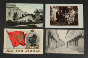 Samling postkort-FDC-Helsager m.m. 2