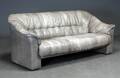 Ekornes sofa af gråt læder