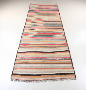 Persisk Kelim Tæppe 295 x 120 cm.