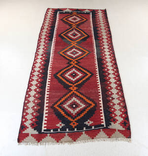 Persisk Kelim Tæppe 230 x 115 cm.