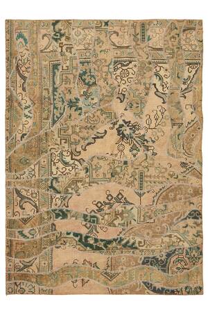 Persisk Patchwork tæppe, 207x148 cm. Denne vare er sat til omsalg under nyt varenummer 4525392