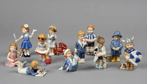 Kgl. P. Seks figurer mini circus collection 11