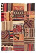 Persisk Kelim Patchwork, 176x125 cm.