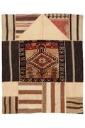 Persisk Kelim Patchwork, 210x172 cm.