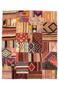 Persisk Kelim Patchwork, 210x172 cm.