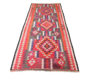 Persisk Kelim Tæppe 280 x 155 cm.