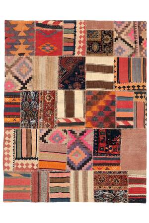 Persisk Kelim Patchwork, 220X170 cm. Denne vare er sat til omsalg under nyt varenummer 4539151