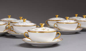 Ni par boullionkopper. BG. Privat dekorerede. 9 Denne auktion er annulleret - se nu vare 1927638