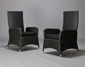 2 stk. havestole med regulerbar ryg 2