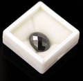 Uindfattet behandlet sort diamant ca 11.61 ct.
