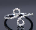 Diamantring, ca 0.15 ct